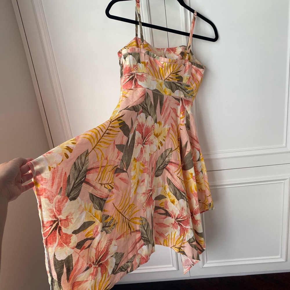 Joie Phara Fit & Flare Dress in Dusty Nude NWT - Picture 5 of 9